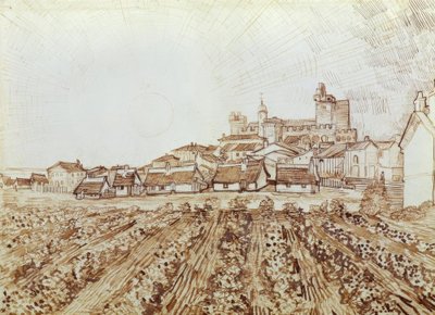 Blick auf Saintes-Maries von Vincent van Gogh