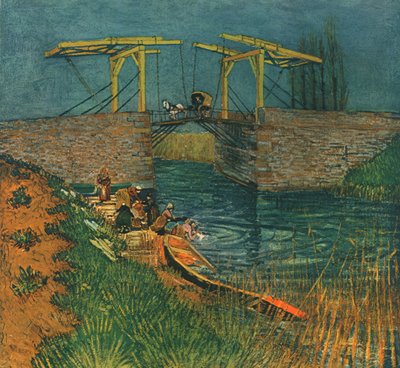 Zugbrücke in Arles, April 1888 von Vincent van Gogh