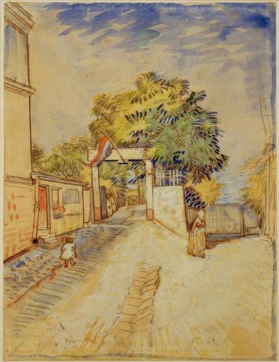 Eingang zum Moulin de la Galette von Vincent van Gogh