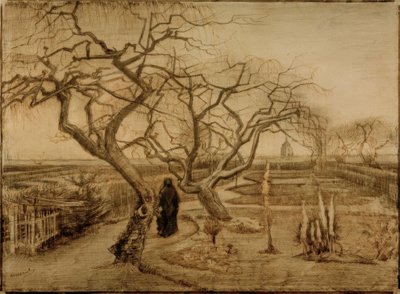 Garten im Winter von Vincent van Gogh