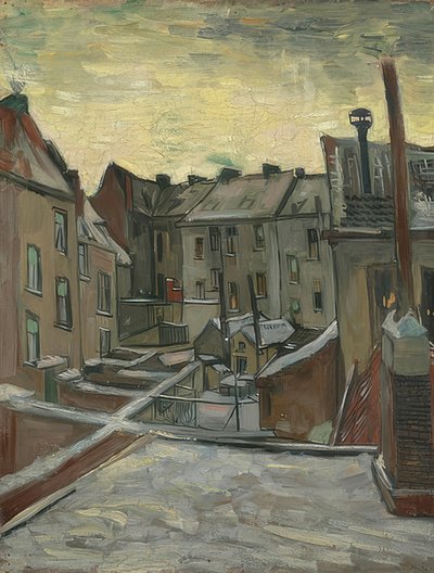 Hinterhöfe in Antwerpen von Vincent van Gogh
