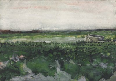 Landschaft mit Schubkarre, 1883 von Vincent van Gogh