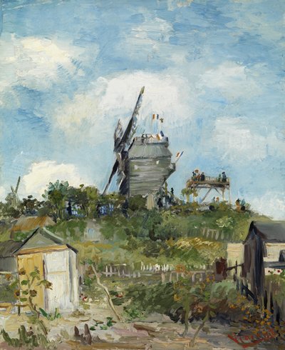 Le Moulin de Blute-Fin, Montmartre von Vincent van Gogh