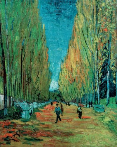 Les Alyscamps von Vincent van Gogh