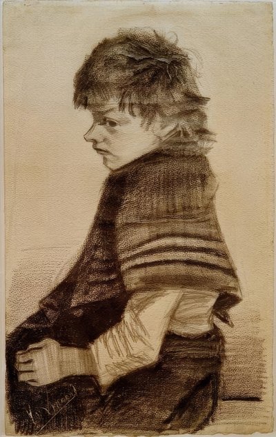 Mädchen mit Umschlagtuch von Vincent van Gogh