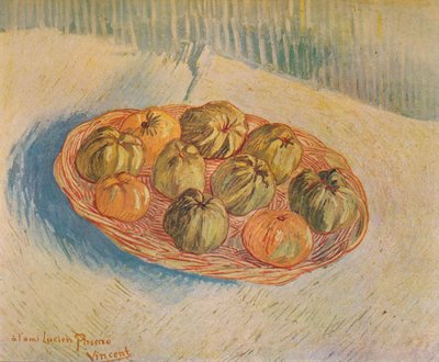 Panier Rempli De Pommes, 1887 von Vincent van Gogh