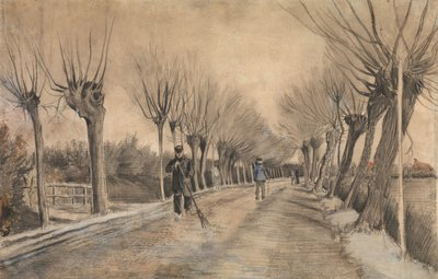Straße in Etten, 1881 von Vincent van Gogh