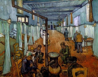 Schlafsaal im Hospital in Arles von Vincent van Gogh