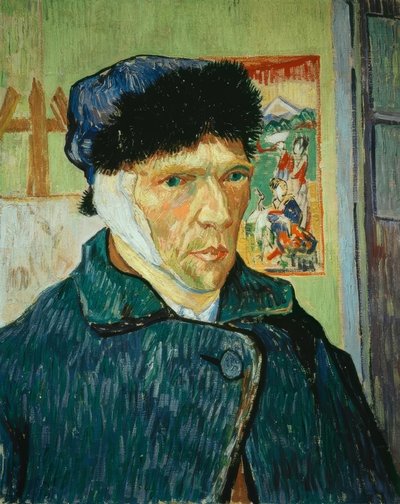 Selbstbildnis mit verbundenem Ohr von Vincent van Gogh