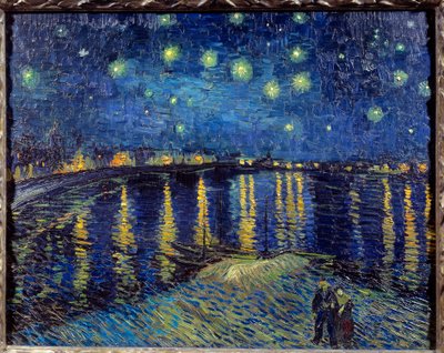 Sternennacht über der Rhône von Vincent van Gogh