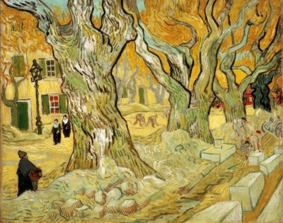 Straßenarbeiter in Saint-Remy von Vincent van Gogh