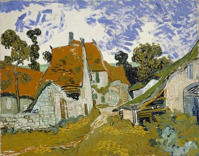 Straße in Auvers-sur-Oise von Vincent van Gogh