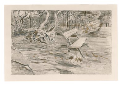 Die Bank, 1882 von Vincent van Gogh