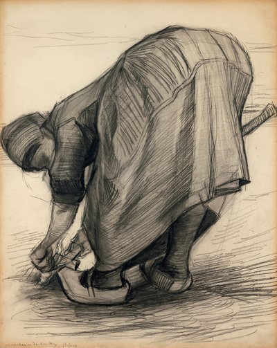 Die Karottenzieherin von Vincent van Gogh