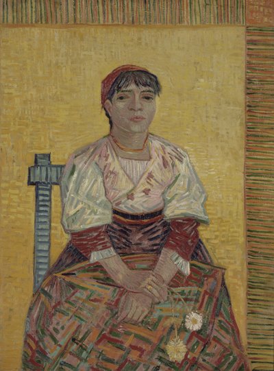 Die Italienerin, 1887 von Vincent van Gogh