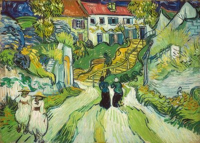 Treppe in Auvers von Vincent van Gogh