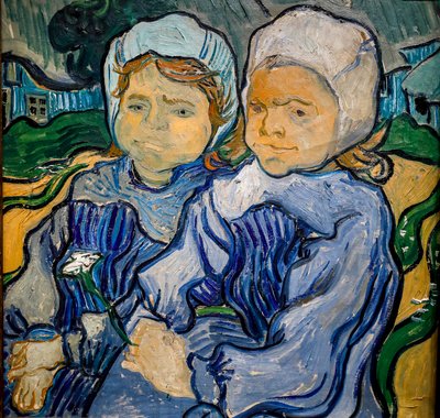 Zwei kleine Mädchen, deux fillettes von Vincent van Gogh