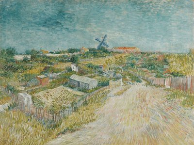 Gemüsegärten in Montmartre von Vincent van Gogh