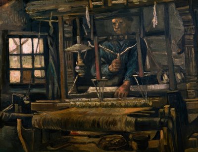 Weber am Webstuhl von Vincent van Gogh
