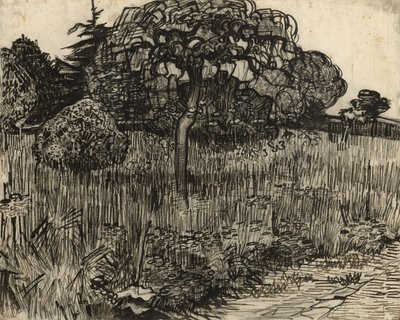Weinender Baum, 1889 von Vincent van Gogh