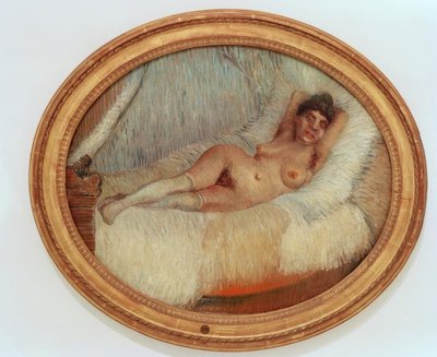 Weiblicher Akt auf einem Bett von Vincent van Gogh