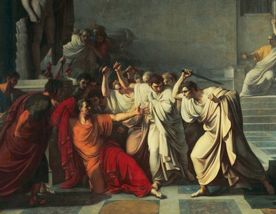 Der Tod von Julius Caesar von Vincenzo Camuccini