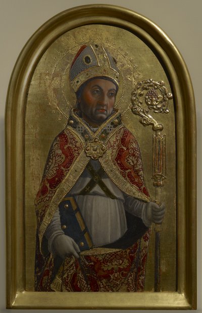 Heiliger Sirus, um 1460 von Vincenzo Foppa