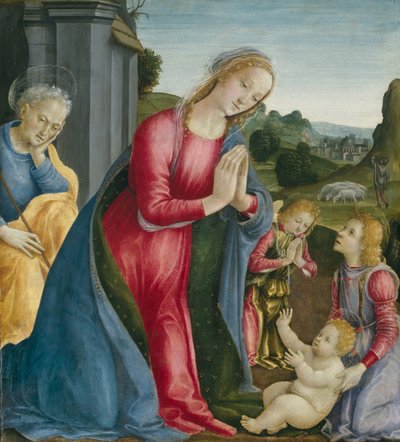 Die Anbetung des Christkindes von Vincenzo Frediani