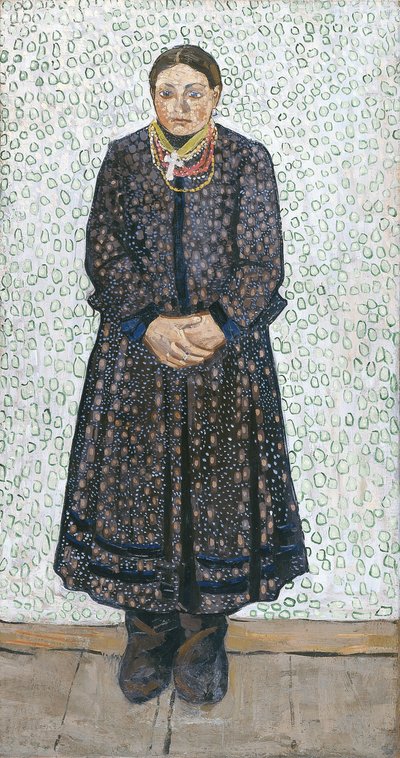 Ukrainische Bäuerin, 1910-1911 von Vladimir Davidovich Burliuk