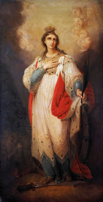 Heilige Katharina von Vladimir Lukich Borovikovsky