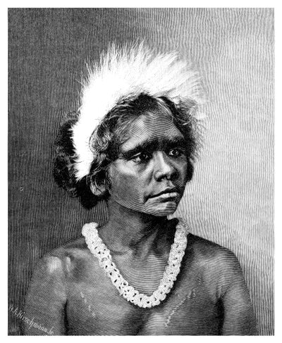 Eine Aborigine-Frau von WA Hirschmann