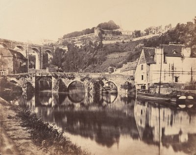Hafen von Dinan, Bretagne, 1856 von WA Mansell