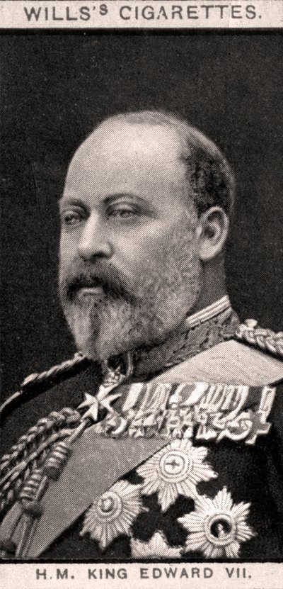 König Edward VII., 1908 von WD and HO Wills