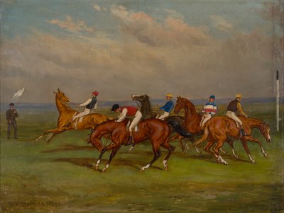 Am Starttor von W.H. Hopkins