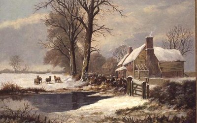 Winterszene von W. Cartwright
