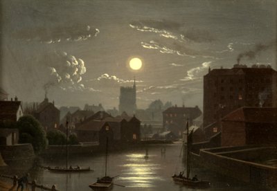 Bristol - Mondlichtszene von W. Crambrook