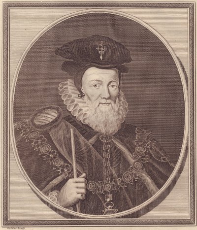 Porträt von William Cecil von John Ward Dunsmore