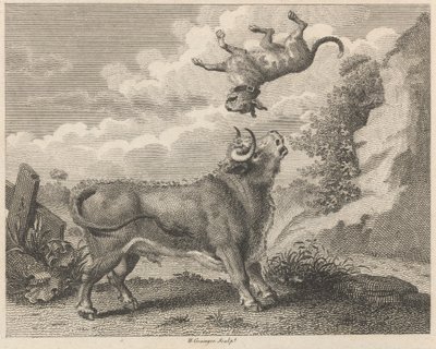 Der Stier und der Mastiff von W. Grainger