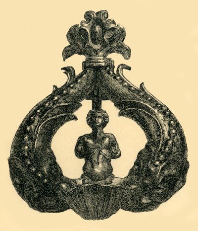 Bronze-Türklopfer, ca. 1550-1600, 1881 von W. Harbutt