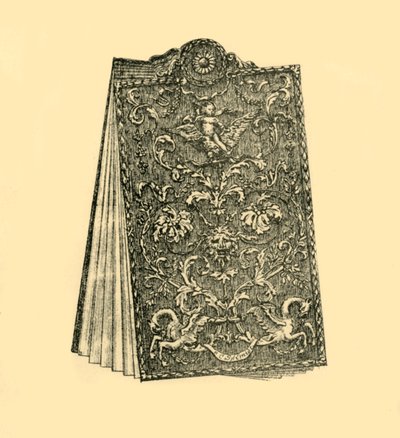 Schreibtafeln, 1690-1700, 1881 von W. Harbutt