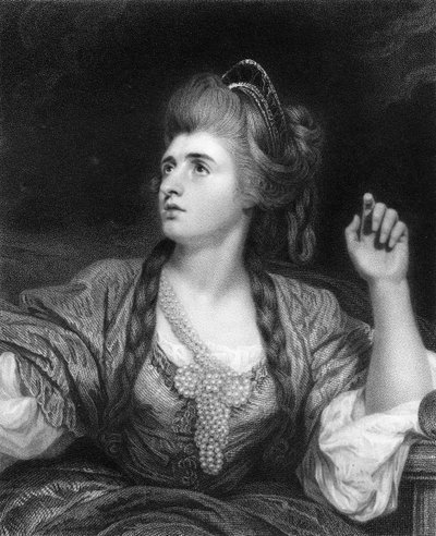 Sarah Siddons, englische tragische Schauspielerin, 1836 von W. Holl