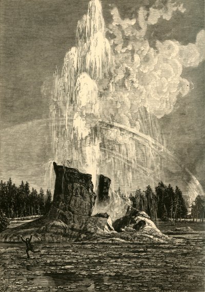 Der Große Geysir von W. J. Linton