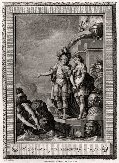 Die Abreise des Telemachus aus Ägypten von W. Walker