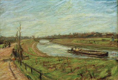 Landschaft am Teltowkanal von Waldemar Rosler