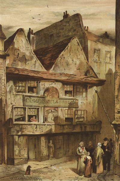 Nell Gwynnes Haus, Drury Lane, Strand von Waldo Sargeant