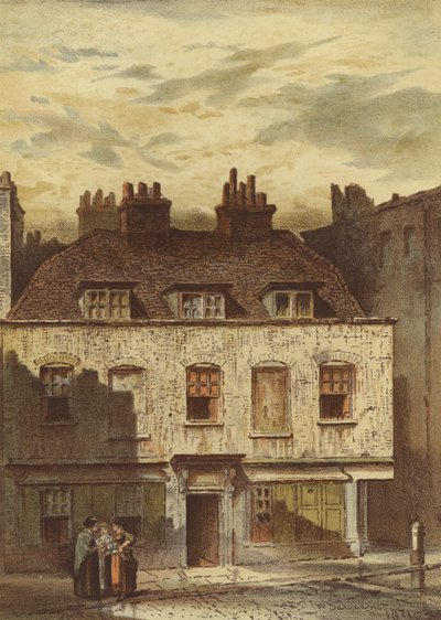 Alte Häuser, Dyott Street, Bloomsbury von Waldo Sargeant