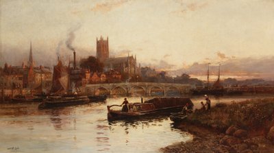 Ansicht von Worcester, 1890 von Walker Stuart Lloyd