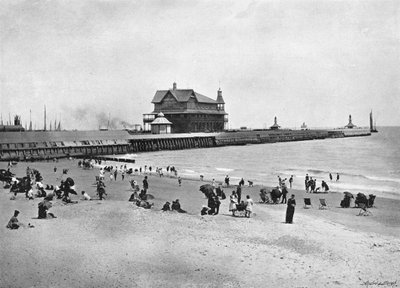Der Pier, Lowestoft, um 1896 von Walter Boughton