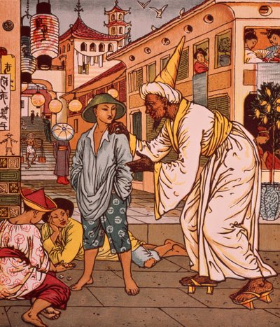 Aladdins Bilderbuch, Tausendundeine Nacht von Walter Crane