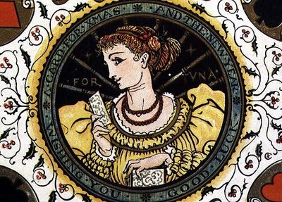 Weihnachtskarte von Walter Crane